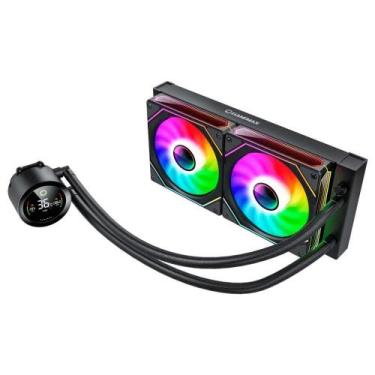 Imagem de Water Cooler Gamemax Iceburg 240N2 Black ARGB ICEBURG240N2BK