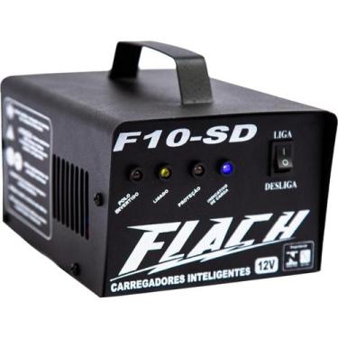 Imagem de Carregador de Bateria Flach F10-SD 10A 12V