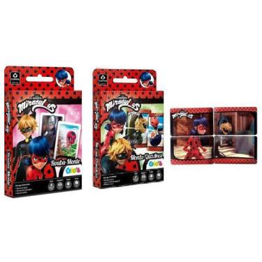 Jogo Carton Miraculous Ladybug Rouba Monte Copag