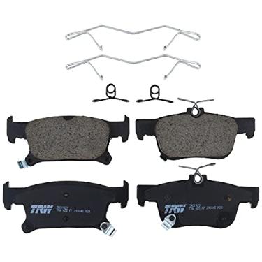 Imagem de TRW Conjunto de pastilhas de freio de disco Pro TRC1923 para Buick Envision 2016-2019, traseira