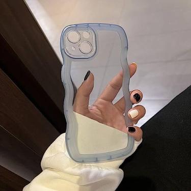 Imagem de Estojo de telefone transparente bonito e ondulado para Xiaomi Poco F4 POCO X4 GT F5 Pro F3 F2 Pro M3 Pro Candy Capa transparente à prova de choque, dbl tl, para Poco X3 GT