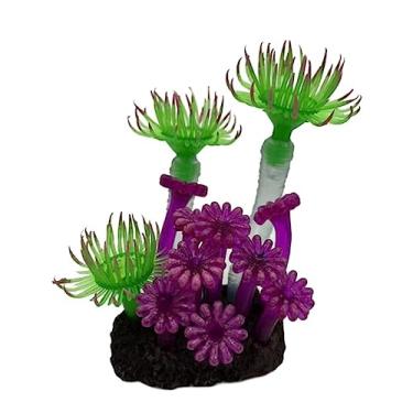 Imagem de Fishtanks Coral Plant Aquariums Decoration LifelikeAquatic Plant Aquariums Landscaping Ornament Artificial Landscape Fish Tanks Decoration