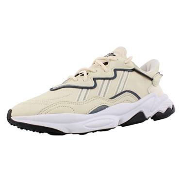 Imagem de adidas Originals Ozweego Tênis feminino tamanho 39, cor: creme/preto/branco, Creme/preto/branco, 38