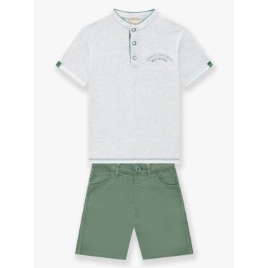 Imagem de Infantil - Conjunto Menino Camisa + Bermuda Milon Mescla  menino