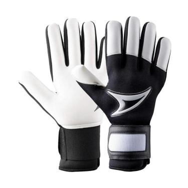 Imagem de Luva Goleiro Campo Three Stars Touch Preto e Branco-Unissex