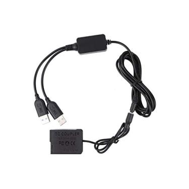Imagem de DMW-DCC8 DC Coupler (Fully Decoded) USB Power Adapter DMW-AC8 AC Adapter Camera Charger Kit for DMW-BLC12, Panasonic Lumix DMC-FZ200, DMC-FZ1000, DMC-G5, DMC-G6, DMC-G7, DMC-GX8 Cameras