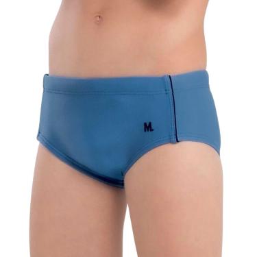 Imagem de Sunga infantil para meninos modelo lisa Mash-Masculino