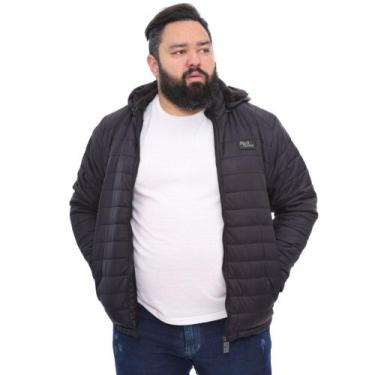 Imagem de Jaqueta Masculina Nylon Forrada Pelúcia Plus Size Beto - Red Nose, Pre