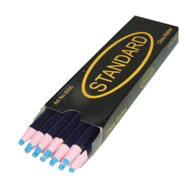 Imagem de Lápiz Giz Azul Alfaiate P/ Riscar Tecido Standard Cx 12 Unid - Generic