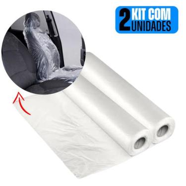 Imagem de 2x Capa Plástica Descartável em Bobina Picotada 4Kg - Sore Store