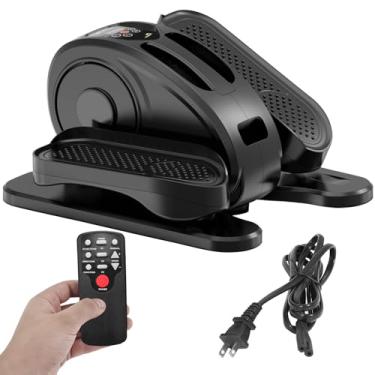 Imagem de Tvdugim Sob A Mesa Elíptico, Exercitador De Pedal Elétrico Sentado, Silencioso, Compacto, Mini Elíptico Com Monitor E Controle Remoto, Home Office, Equipamento De Exercícios De Pernas Para Idosos E Ad