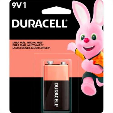 Imagem de Pilha Duracell Alcalina Bateria 9V. Cartela Com 1 Peca