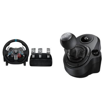 Imagem de Kit Volante Logitech G29 Driving Force e Pedais para PS5, PS4, PS3 e PC + Câmbio Logitech G Driving Force