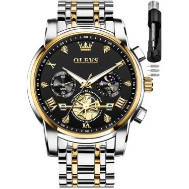 Imagem de Relógio OLEVS Diamond - Relógio de Quartzo Masculino para Negócios