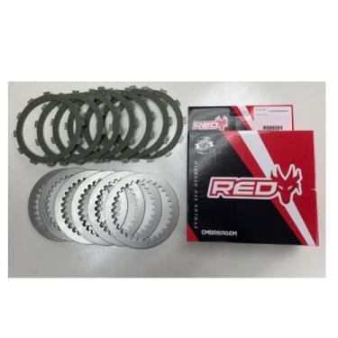 Imagem de Jogo Disco embreagem + separadores MT-07 MT07 Ano 2014 2015. - Red Dra