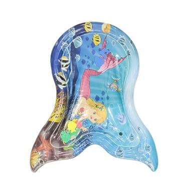 Imagem de Tapete de brincadeira de água para gatos, tapete de água para bebês - Brinquedos sensoriais de tapete interativo inflável Torda de água - Activity Play Center Pad, Sensor interno de desenvolvimento pr