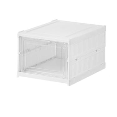 Imagem de Sapateira Dobrável,6 Caixas De Sapato Empilháveis,estreita,vertical,sapateira Para Treinadores Até O Tamanho 45,multicamadas, Clear, 40in