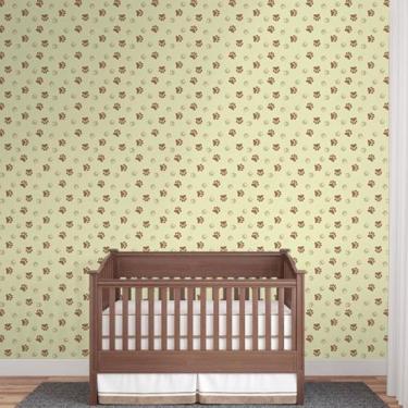 Imagem de Papel De Parede Infantil Patinhas Cachorro