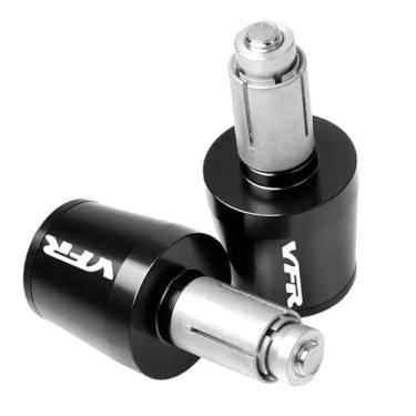 Imagem de Extremidades de manoplas de guidão de motocicleta, tampas de extremidade de manoplas, acessórios deslizantes de peso para VFR800 VFR 800 VFR800F 2002-2017 2016 2015 2014 2013