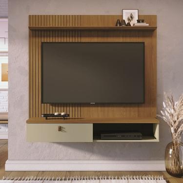 Imagem de Bancada Suspensa Íris Cumaru/Opala - Madetec Móveis