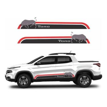 Imagem de Adesivo Fiat Toro Faixa Lateral Tor06