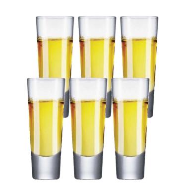 Imagem de Jogo de Copos  Double Shot,Copo Vidro 6pcs, 140ml - Ruvolo