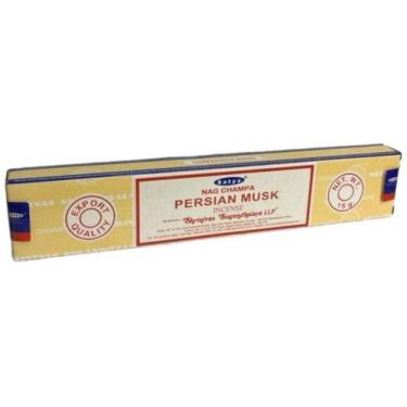 Imagem de Incenso Almiscar Massala Persian Musk Satya Cx C12 Varetas - Lua Místi
