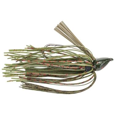 Imagem de Strike King (DBBSTJ14-18) Denny Brauer Baby Structure Jig Isca de pesca, 18 - Semente de melancia com floco vermelho, 1/113.4 g, proprietário especial 2X gancho de ponto de corte forte