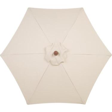 Imagem de Ombrelone Tramontina Madeira e Poliester Bege sem Base 1,8 m