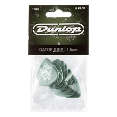 Imagem de Jim Dunlop Palhetas de guitarra Gator Grip padrão 1,5 mm verde (417P1.5)