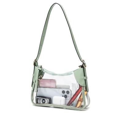 Imagem de Wuflyover Bolsa transparente para eventos de estádio – Bolsa transparente de TPU com alças ajustáveis, bolsa de ombro leve e elegante para shows, esportes, viagens – aprovada para dias de jogos
