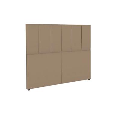 Imagem de Cabeceira com pé cama box Dubai Elegância com estilo e conforto(Bege,1,95 (King))