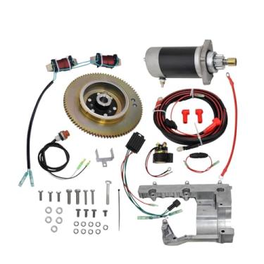 Imagem de WATERLONG Kit de arranque elétrico 6H4 para motor de popa Yamaha 40HP 3CLY. 50HP 2 tempos