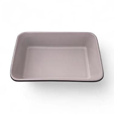 Imagem de Oxford Travessa Refratária Cool Grey, Porcelana, 26x18x5,6cm, 1,5L, Retangular, Própria para Forno e Micro-ondas (01)
