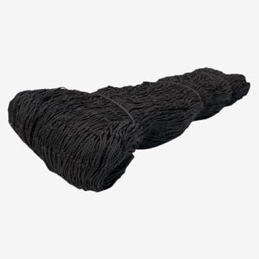 Imagem de Rede Tela Proteção Rend 1x35m Polietileno Malha 5x5cm Pets Gato 35m² Preta Preto Segurança Casa