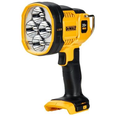 Imagem de Lanterna LED para Local de Trabalho 20V Cabeça Pivotante 90 464mts de Distância, DEWALT DCL043, Amarelo