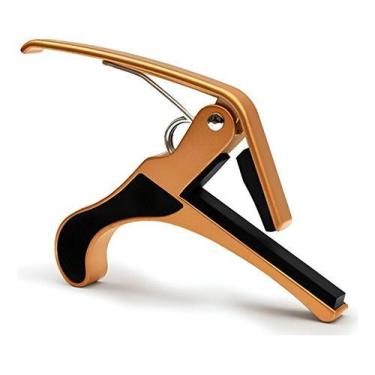 Imagem de Capotraste Para Violão Nylon Hook Cg Alumino Dourado-escuro - Ronsani