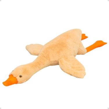 Imagem de Pato Pelúcia Extra Grande Xg Travesseiro Da Nasa 1,40cm (Caramelo)