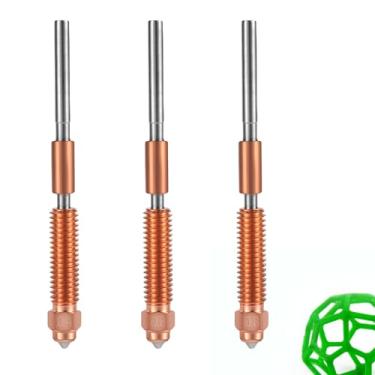 Imagem de 3 bocais K1C, bocal de impressora 3D de 0,4 mm, 0,6 mm, 0,8 mm, substituição de bocal de impressão de alta velocidade para impressora 3D Creality K1C K1 MAX Ender 3 V3 Ender 3 V3 Plus Acessórios de