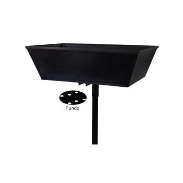 Imagem de Lixeira de Rua Modelo Retangular 60cm