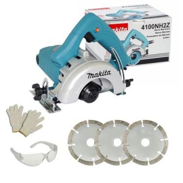 Imagem de Serra Mármore Profissional Makita 4100nh2z 1.450w + Acess, 220V