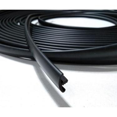 Imagem de Perfil T 2 abas 16,5mm preto (100 mts) - PopMov