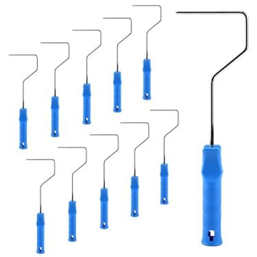 Imagem de 10 peças mini cabo de rolo de pintura de 10 cm