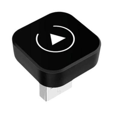 Imagem de Adaptador Mini AI Box Universal 2 Em 1 Carplay Android Auto Sem Fio Pl