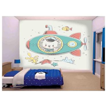 Imagem de Papel De Parede Infantil Ursinho Quarto Bebê  Azs140 - Você Decora