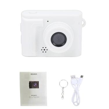 Imagem de Bewinner Mini Câmera Digital Com Chaveiro, Câmera de Vídeo Fotográfica Pequena Portátil 1080P Tela de 1,54 Polegadas, Pequenas Câmeras Digitais para Amigos, Viagens e Vida No Campus (Branco)