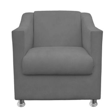 Imagem de Poltrona Gabi para Sala e Quarto Suede - LH Decor - Los Hermanos Decor