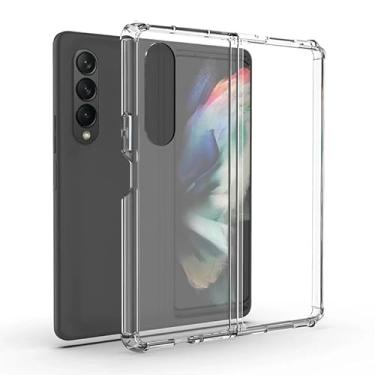 Imagem de Capa Case Protetora Compatível Samsung Galaxy Z FOLD 4 Transparente Anti Shock Impacto Premium