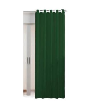 Imagem de Cortina Oxford Tecido 1,40x2,40 uma parte - porta - Filomena, Verde