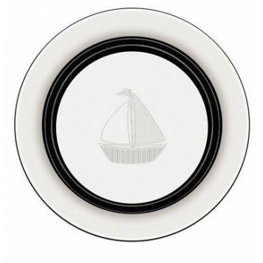 Imagem de Prato Infantil Tramontina Le Petit 23cm, Prata, Barco